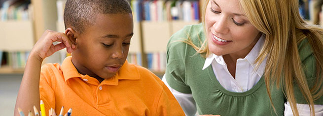 Teacher with Student